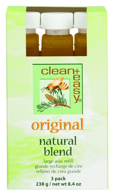 Clean and Easy Original Natural Blend Large Wax Refill 3 PackHair RemovalCLEAN AND EASY