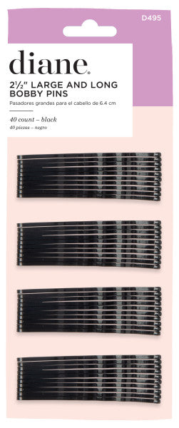 Diane Large + Long Bobby Pins 2.5 inch - 12 packDIANEColor: Black