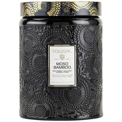Voluspa Large Glass Candle 18 ozCandlesVOLUSPAFragrance: Moso Bamboo