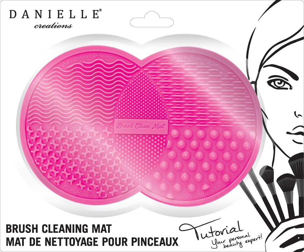 Danielle Tutorial Brush Cleansing Mat-PinkMakeup RemoversDANIELLE