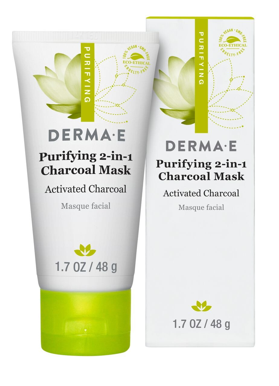 Derma E Purifying 2-In-1 Charcoal Mask 1.7 ozSkin CareDERMA E