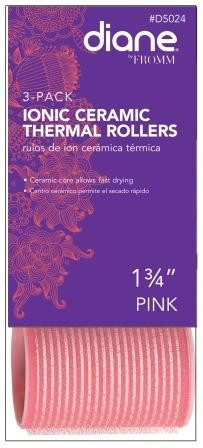 Diane Ionic Ceramic Thermal Rollers 1 3/4 in PinkDIANE