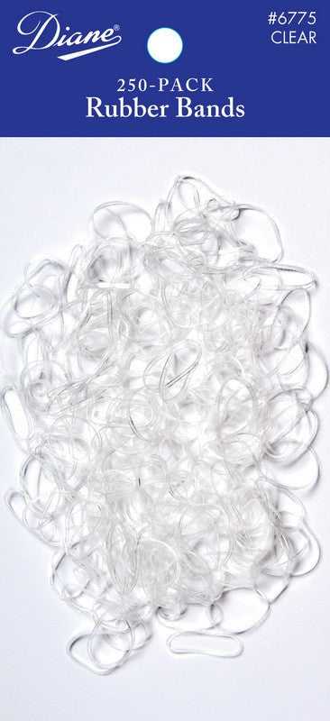 DIANE RUBBER BANDS-CLEAR 250-PACKDIANE