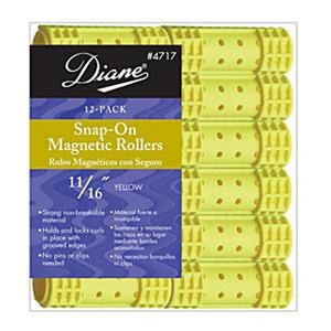DIANE SNAP-ON MAG ROLLERS YELLOW 11/16 IN.-12DIANE