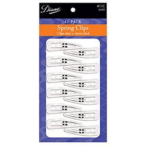 DIANE SPRING CLIPS-SILVER 12 PACK-D11CDIANE