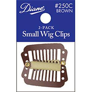 DIANE WIG CLIPS-SMALL BROWN 2-PACKDIANE