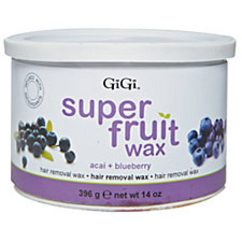 GIGI SUPER FRUIT WAX ACAI AND BLUEBERRY 14 OZGIGI