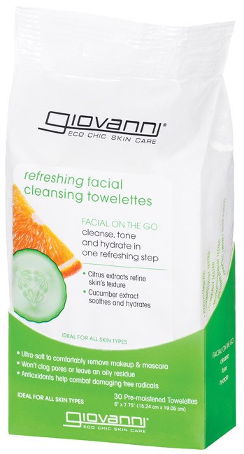 Giovanni Refreshing Facial Cleansing Towelettes 30 PackSkin CareGIOVANNI