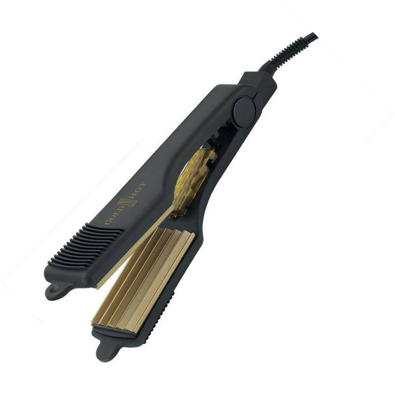 Gold N Hot Professional Ceramic 2” Hair Crimper Iron, 2 Inch (Pack of 1)