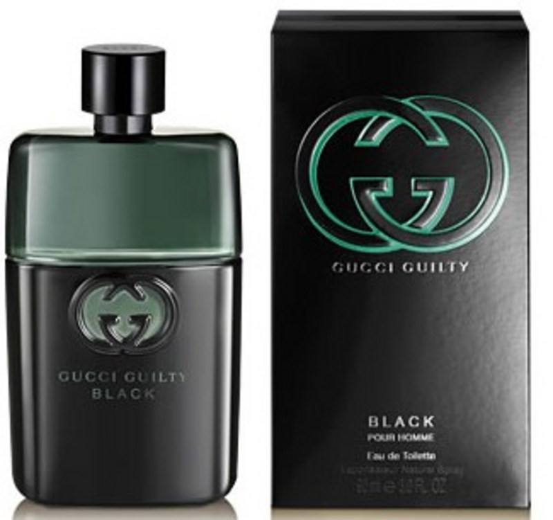 GUCCI GUILTY BLACK MEN`S POUR HOMME EAU DE TOILETTE SPRAY 3 ozMen's FragranceGUCCI