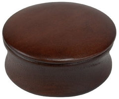 HARRY KOENIG SHAVE SOAP BOWL-DARK STAINED WOOD