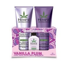 Hempz Vanilla Plum Gift Set 3 Piece - Image Beauty