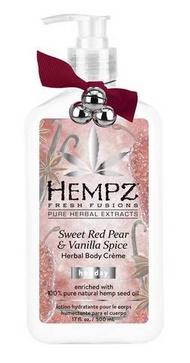 Hempz Triple Moisture Sweet Red Pear and Vanilla Spice Herbal Whipped Body CremeBody MoisturizerHEMPZSize: 17 oz