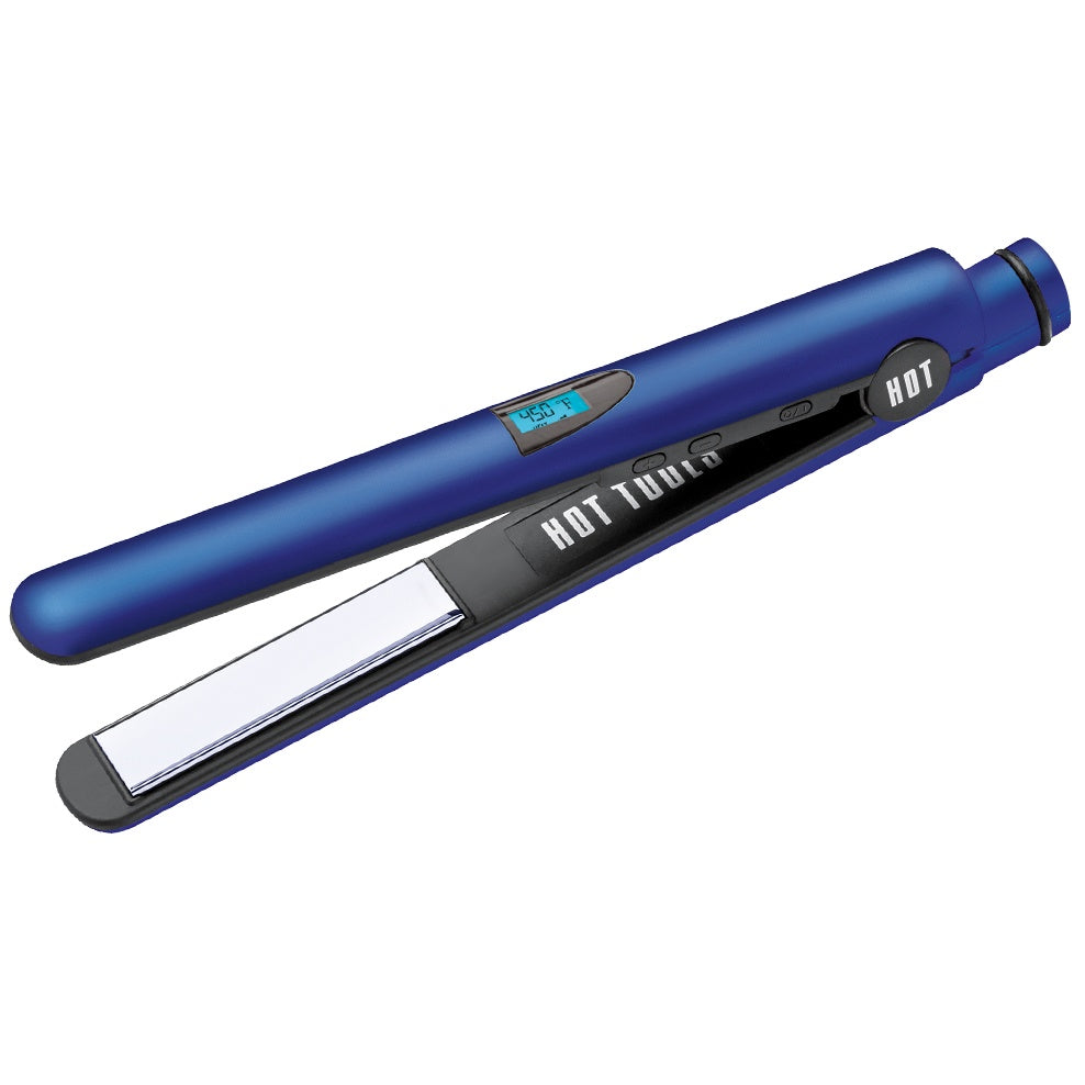 Hot Tools Radiant Blue Titanium Salon Flat Iron 1 inchFlat IronHOT TOOLS