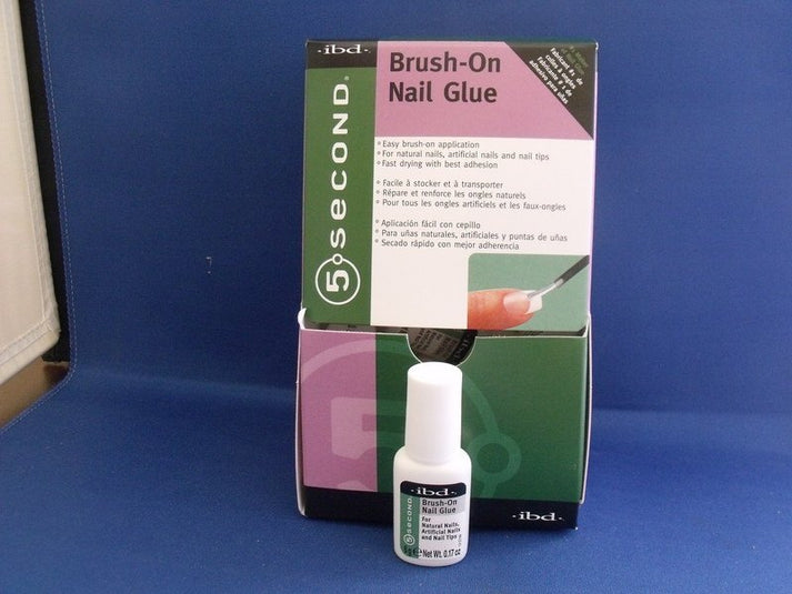 IBD 5 SECOND NAIL GLUE BRUSHON 6g Image Beauty