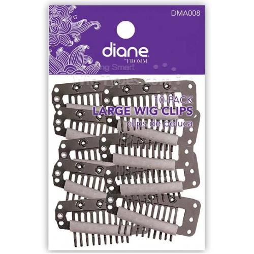 Diane Snap-on Wig Clips Black- 10 PackDIANESize: Large