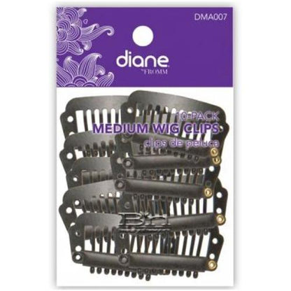 Diane Snap-on Wig Clips Black- 10 PackDIANESize: Small