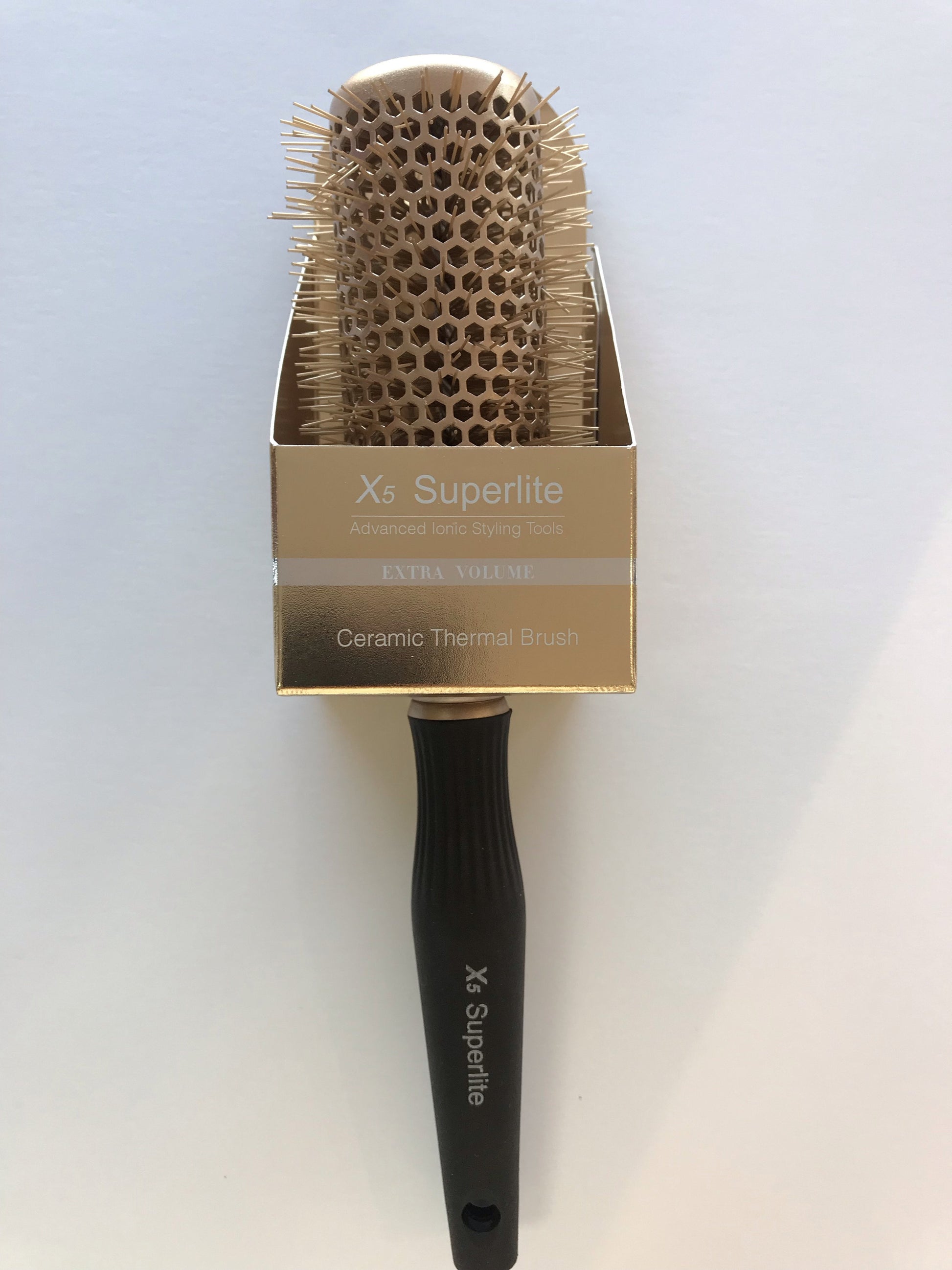 X5 Ceramic Round BrushHair BrushesX5Size: Large- Metallic Gold