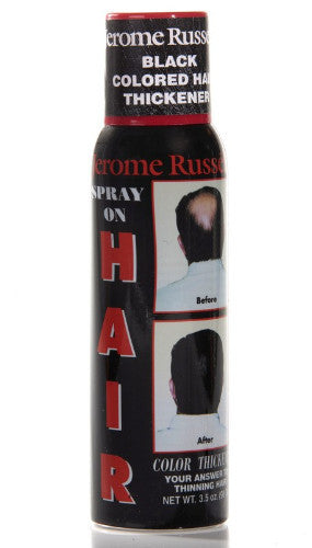 Jerome Russell Spray On Hair Color Thickener 3.5 ozHair ColorJEROME RUSSELLShade: Black