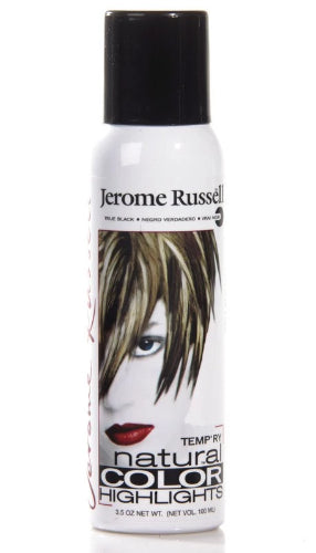 Jerome Russell Temp'ry Natural Color Highlights Spray 3.5 ozHair ColorJEROME RUSSELLShade: True Black