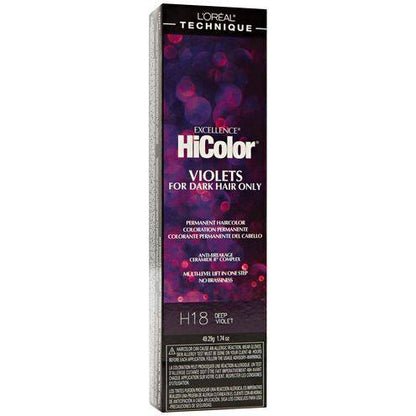 Loreal Professional Excellence HiColor Black & Violet Hair ColorHair ColorLOREALShade: H18 Deep Violet