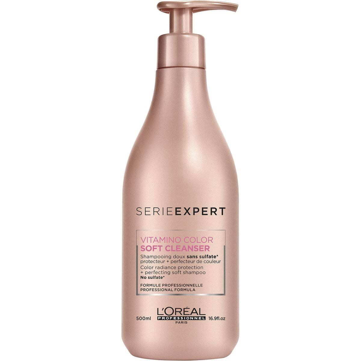 Loreal Professional Serie Expert Vitamino Color Soft CleanserHair ShampooLOREAL PROFESSIONALSize: 16.9 oz