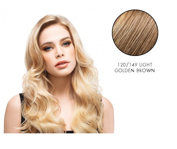 LuxHair HOW by Tabatha Coffey 16-18 Inch Circle Extension Light Golden BrownLUXHAIR