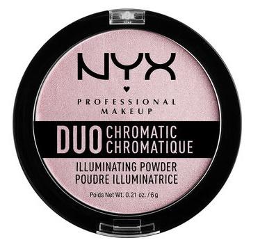 NYX Professional Duo Chromatic Illuminating PowderHighlighterNYX PROFESSIONALShade: Lavender Steel