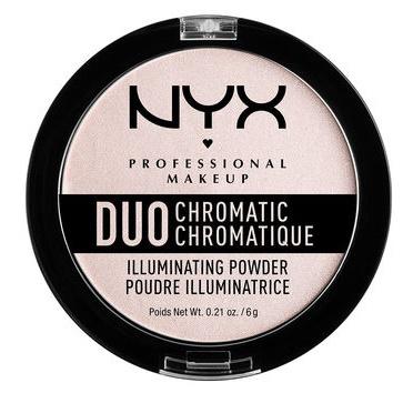 NYX Professional Duo Chromatic Illuminating PowderHighlighterNYX PROFESSIONALShade: Snow Rose