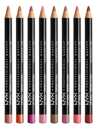 NYX Professional Slim Lip PencilLip LinerNYX PROFESSIONALShade: Auburn, Beige, Black Berry, Bloom, Brown, Brown Black, Brown Cafe, Coffee, Burgundy, Cabaret, Cappuccino, Chestnut, Citrine, Cocoa, Currant, Dark Brown, Deep Purple, Deep Red, Dolly Pink, Edg
