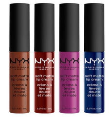 nyx soft matte lip cream group shot
