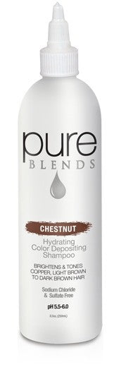 Pure Blends Chestnut Depositing Shampoo 8.5 ozHair ShampooPURE BLENDS