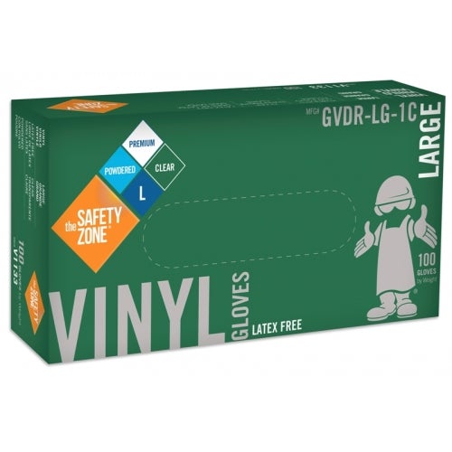 Safety Zone (Generic) Vinyl Gloves Lightly Powdered 100 CountHair Color AccessoriesSAFETY ZONESize: Small 100 Count