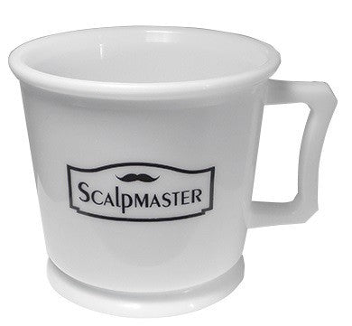 Scalpmaster Professional Shaving Mug-WhiteSCALPMASTER