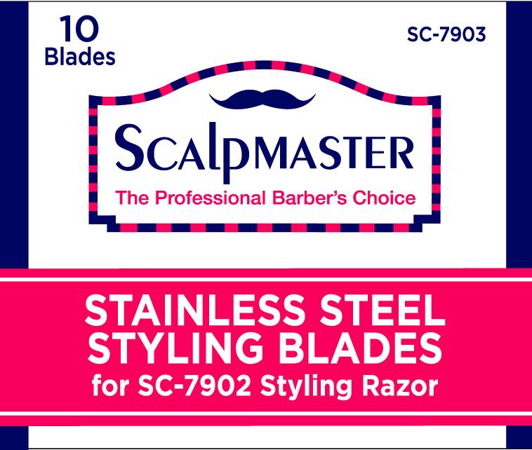 Scalpmaster Stainless Steel Styling Blades 10 pkShearsSCALPMASTER