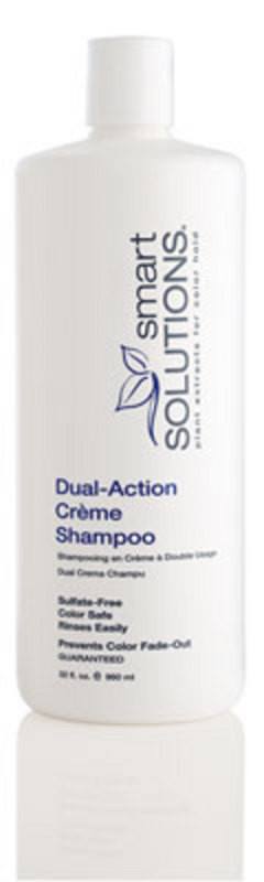 SMART SOLUTIONS DUAL ACTION CREME SHAMPOO 32 OZHair ShampooSMART SOLUTIONS