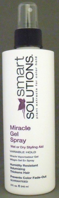 SMART SOLUTIONS MIRACLE GEL SPRAY 8 OZ.Hair SpraySMART SOLUTIONS