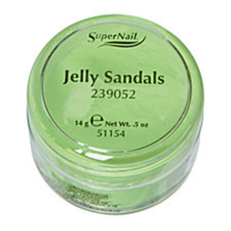 SUPER NAIL JELLY SANDALS - NEON GREEN ACRYLIC .5 OZNail CareSUPER NAIL