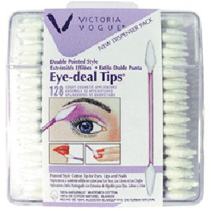 VICTORIA VOGUE #505 DOUBLE POINTED EYE TIPS 128 CT. 25505Cosmetic BrushesVICTORIA VOGUE
